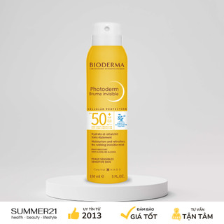 Xịt chống nắng bioderma photoderm brume invisible spf50+ pa++++ 150ml