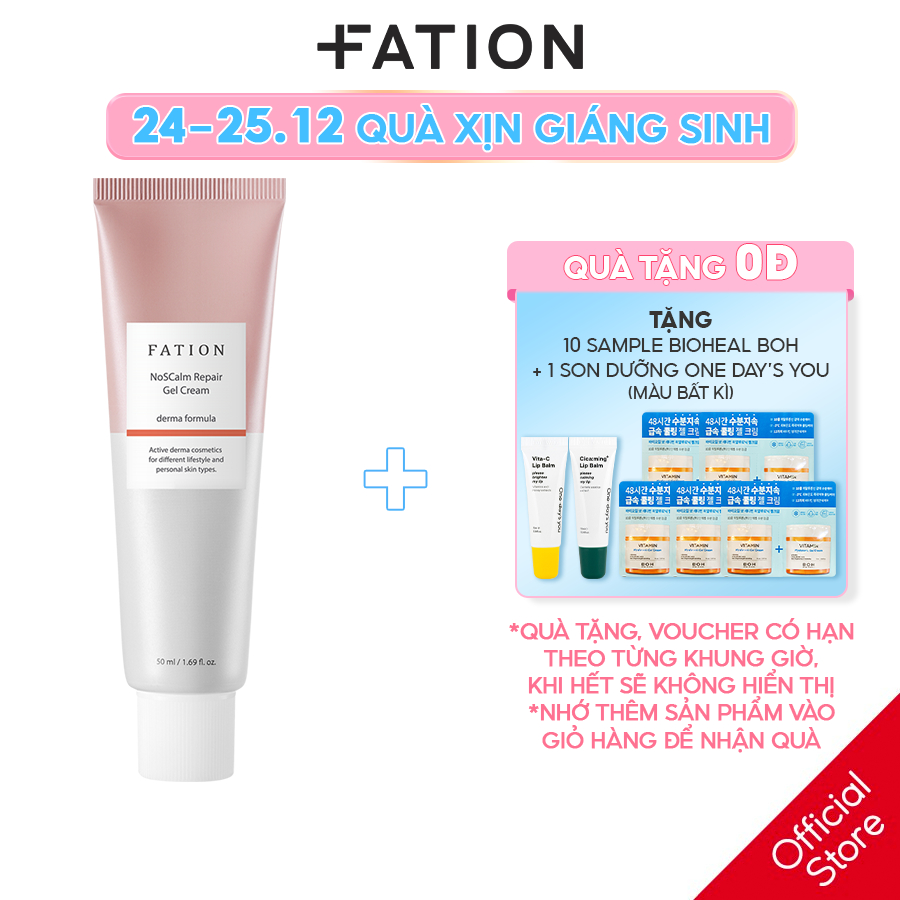 Kem Dưỡng Dạng Gel Phục Hồi Da FATION NoSCalm Repair Gel Cream 50ml