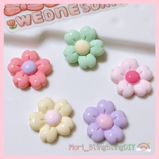 Phụ kiện charm hình hoa 5 cánh nhiều màu sắc