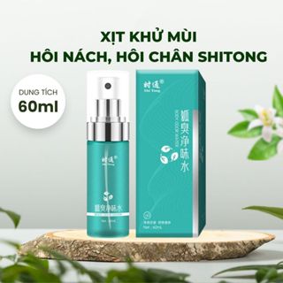 Xịt Khử Mùi SHITONG 60ml Ngăn Tiết Mồ Hôi, Giảm Bã Nhờn, Mùi Hương Nhẹ, Giữ Cho Vùng Cánh Luôn Khô Ráo