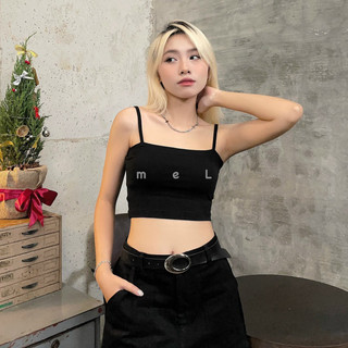 Áo Hai Dây Crop