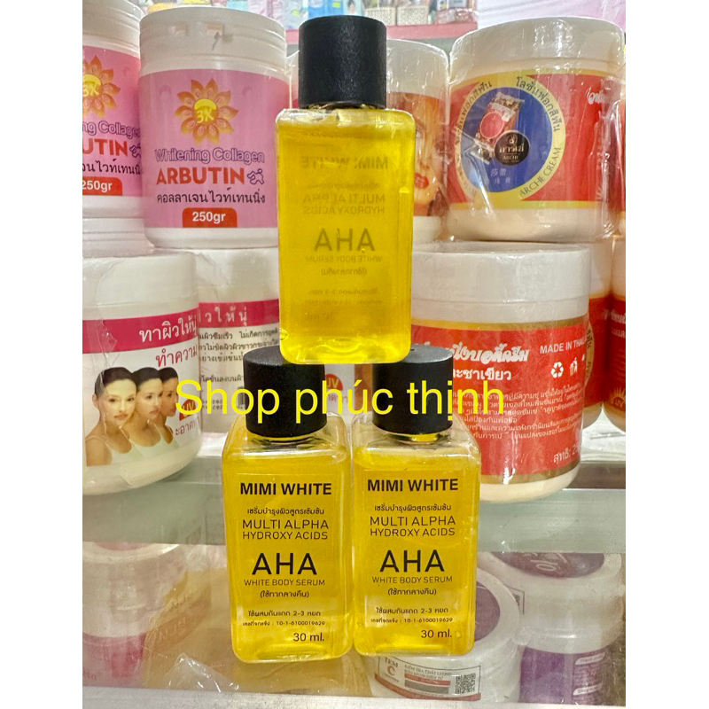 Serum AHA trắng da chai 30ml (lẻ 1 chai)