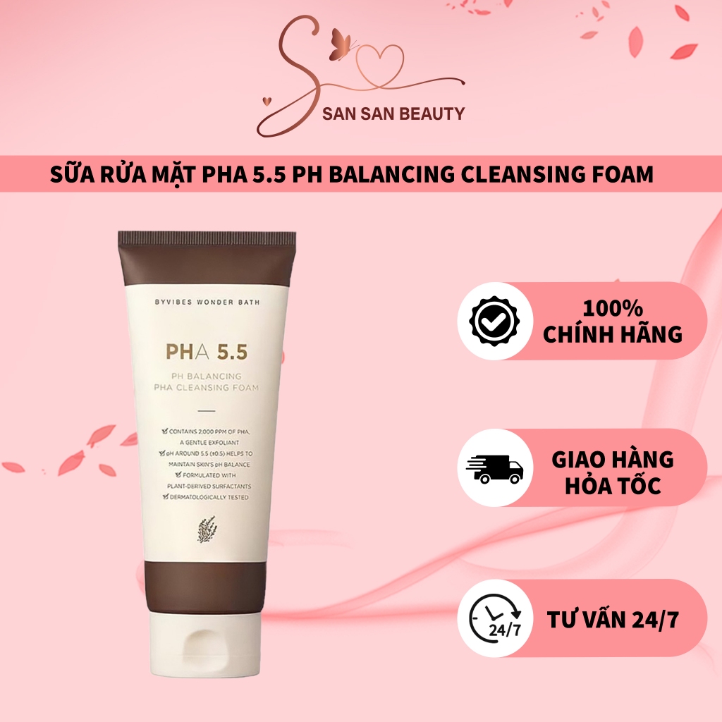 Sữa Rửa Mặt PHA 5.5 pH Balancing Cleansing Foam - 130m