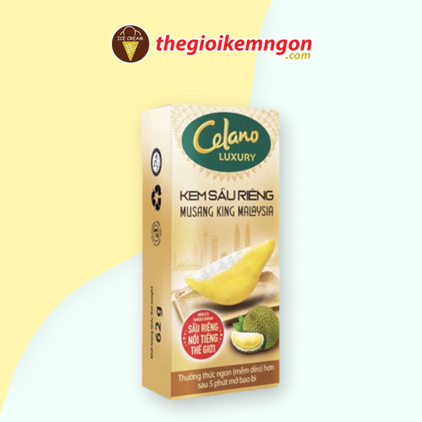 Kem múi sầu riêng Musang King Malaysia Celano Luxury (62gr)