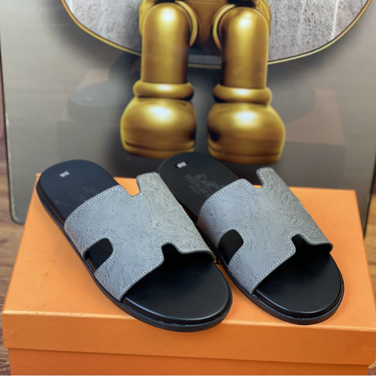 Dép Hm Nam Hàng Cao Cấp Dép Quai Ngang Hm Da Sịn Đế Cao Su Chống Trơn Trợt Hàng HOT trend 2022