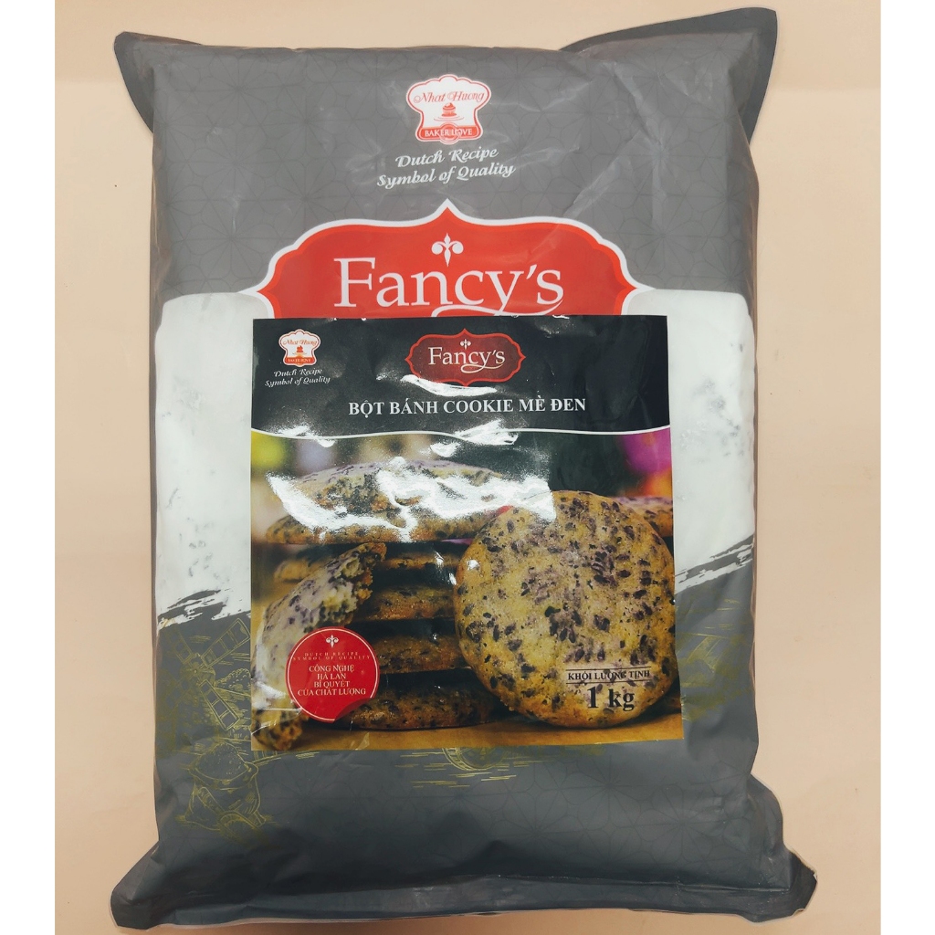 Bột Bánh Cookie Mè Đen 1Kg