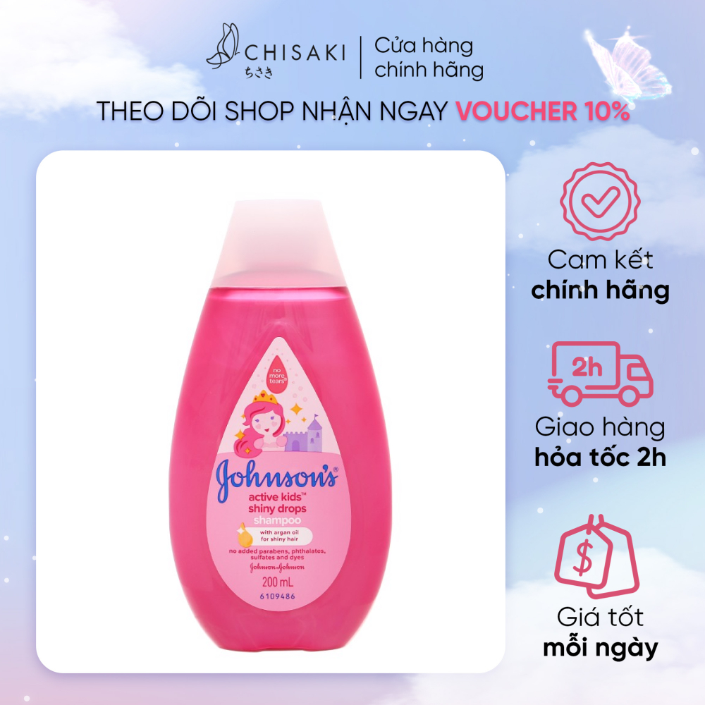 Dầu gội cho bé Johnson's Active Kids 200ml