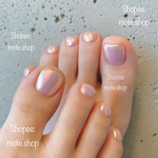 Nailbox chân tráng gương ánh trai hồng
