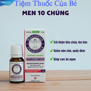 Hàng chính hãng Men Vi Sinh 10 chủng BioAmicus Complete 10ml