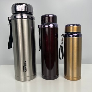 Bình nước giữ nhiệt , bình nước đa năng inox 304 / 316 có dây treo, ngăn lọc trà, dung tích 600-1000-1500ML