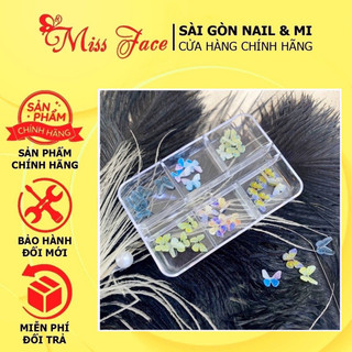 Khay buom 6 ô - Phụ kiện buom mix màu trang trí móng - buom ombre mix màu design móng siêu xinh - siêu hottt