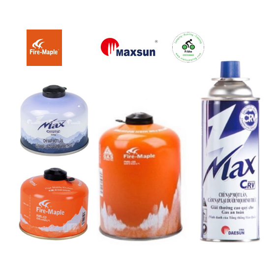 Bình nhiên liệu dã ngoại Firemaple và Maxsun