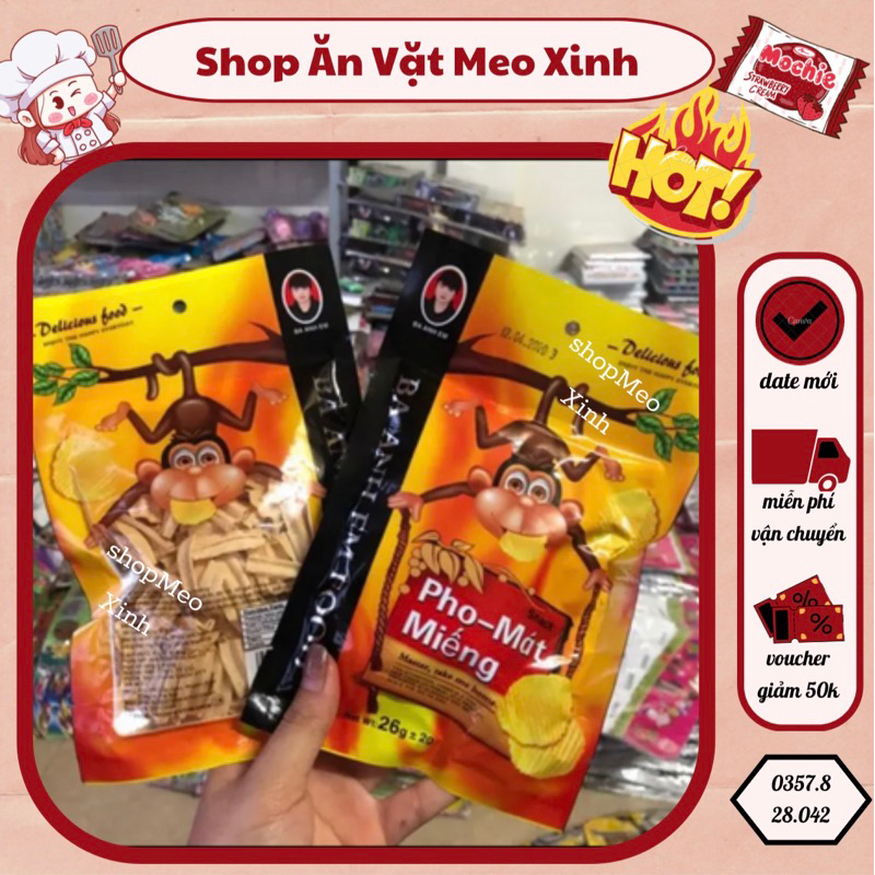 Snack Phô Mát Miếng Con Khỉ Ăn Vặt Cổng Trường ( Gói 25g)