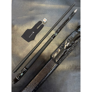 Cơ Bida Carbon - cơ HCTQ - cơ phủ carbon đầu tẩy mềm kính cao cấp - Tặng kèm lơ, găng tay