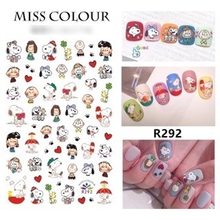 Sticker hoạt hình dán móng tay nail