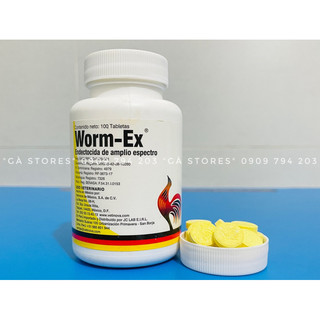 Worm-ex vetinova - sổ lãi gà chọi - nguyên seal mexico