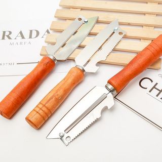 Dao bào inox cán gỗ cao cấp 20cm