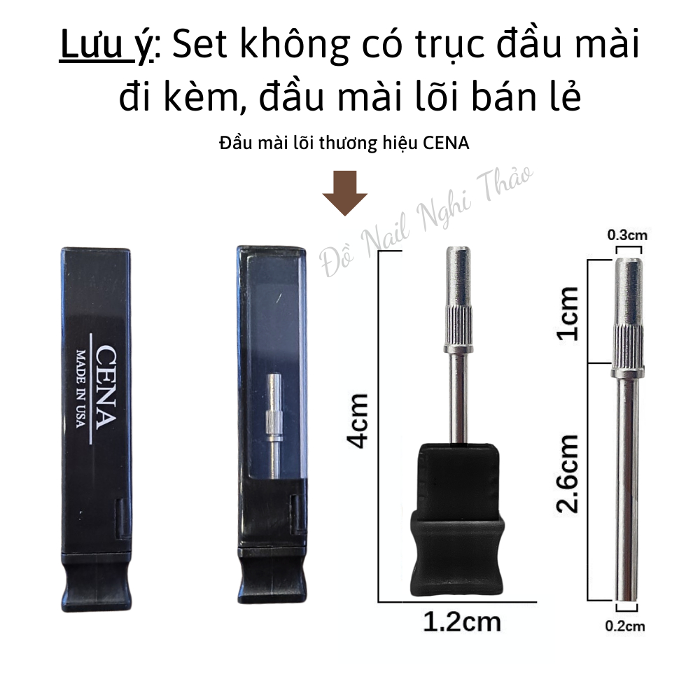 Đầu mài nhám tím mini hộp 60 chiếc JELIVA