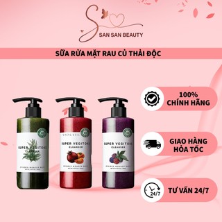 Sữa rửa mặt rau củ thải độc wonder bath super vegitoks cleanser 300ml hàn quốc