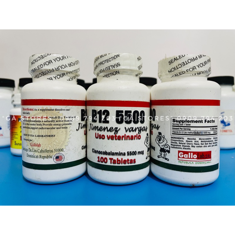 [Hộp 100v] B12 5500 GALLOLAB - Nguyên seal USA