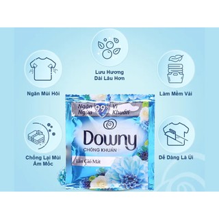 Nước xả vải Downy làn gió mát 10 gói 20ml