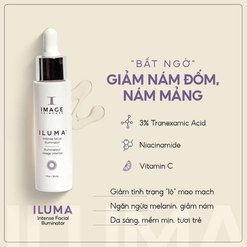 mini chính hãng Serum sáng da, mờ thâm nám Image Skincare Iluma Intense Facial Illuminator 7,4ml
