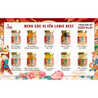 Yến sào Khánh Hòa Lamie Nest combo 3 hộp 6 hũ tặng 3 hũ