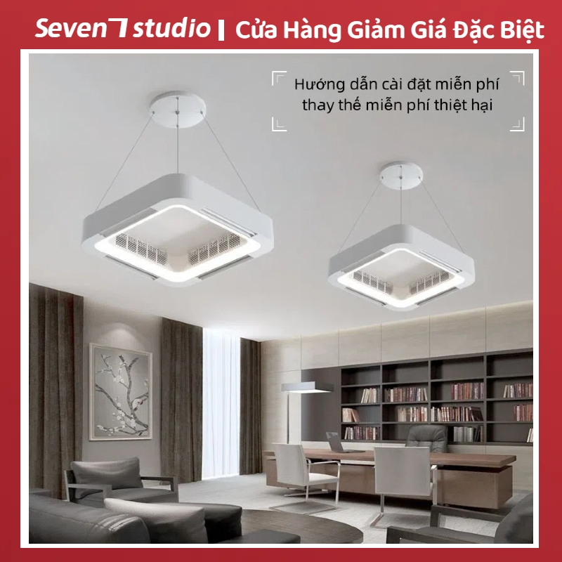 【100% lõi đồng】đèn quạt không cánh phòng ngủ phòng khách chất lượng cao,Sự kết hợp hoàn hảo giữa đèn trần và quạt