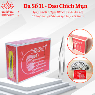 Da số 11 - dao chích mụn hộp 100 cái