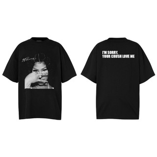 Áo thun unisex nam nữ nicki minaj form rộng 100% cotton 250gsm bo cổ dày dặn 98stu