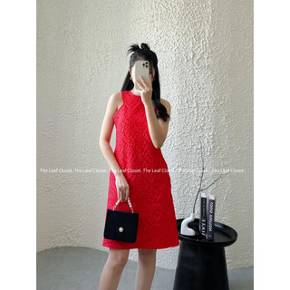 NEW COLLECTION - Váy linen hoạ tiết tím hở lưng