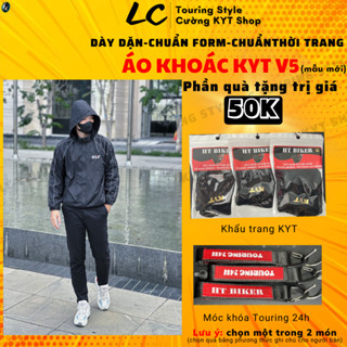 Áo khoác KYT V5 có nón cao cấp - LC TOURING STYLE - CƯỜNG KYT SHOP
