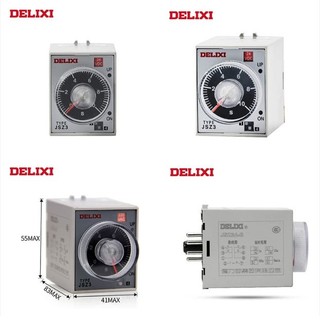 Relay thời gian delexi s/10s/60s/6m jsz3a-b rơ le thời gian jsz3a-b 220vac delixi