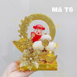 Set phụ kiện trang trí tháp tỏi, tháp tỏi ban lễ thần tài,tháp tỏi trang trí