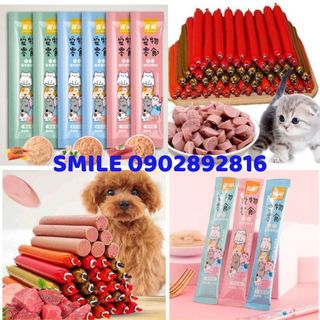 Súp thưởng cho mèo Shizuka súp thưởng Pet Snacks và xúc xích cho mèo 15 gram