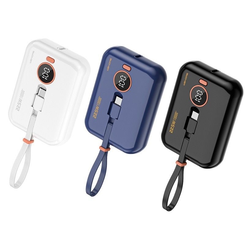 Pin Dự Phòng 10.000mah 22.5w wekome wp-261 kèm cáp sạc