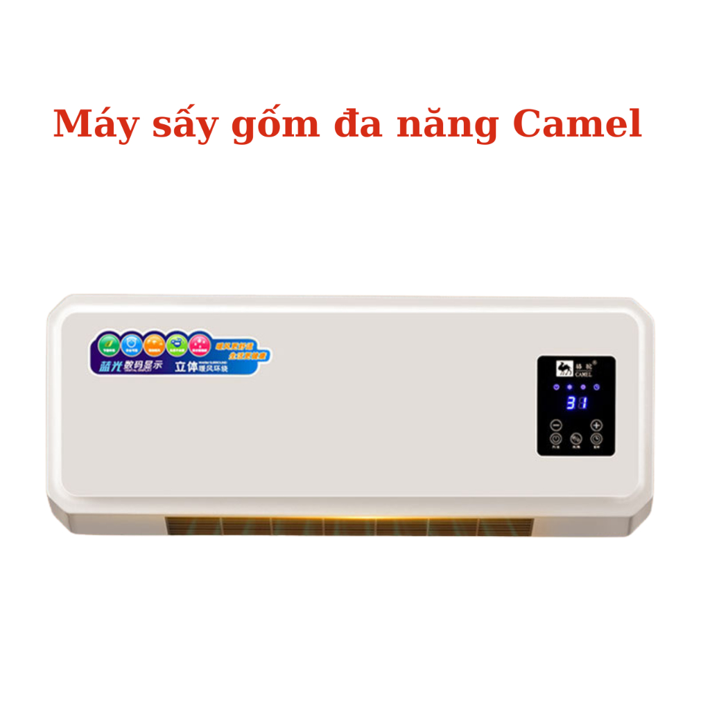 Máy sưởi nhà tắm Camel treo tường bảo vệ da khỏi khô ráp hiệu quả làm nóng cấp tốc công suất 2000w