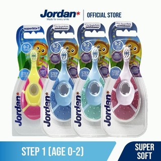 Bàn chải đánh răng Jordan Step 1 , Lông siêu mềm