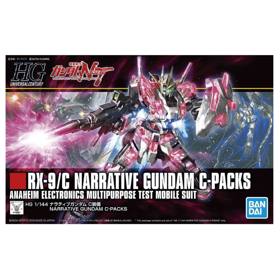 Mô Hình Lắp Ráp Gundam HG Narrative C-Packs - Đồ chơi lắp ráp mô hình
