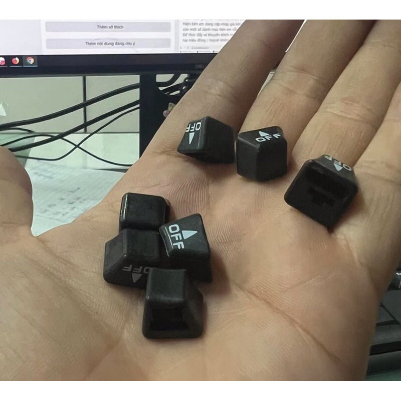 Nút công tắc yamaha jupiter Fi , núm nhựa công tắc exciter