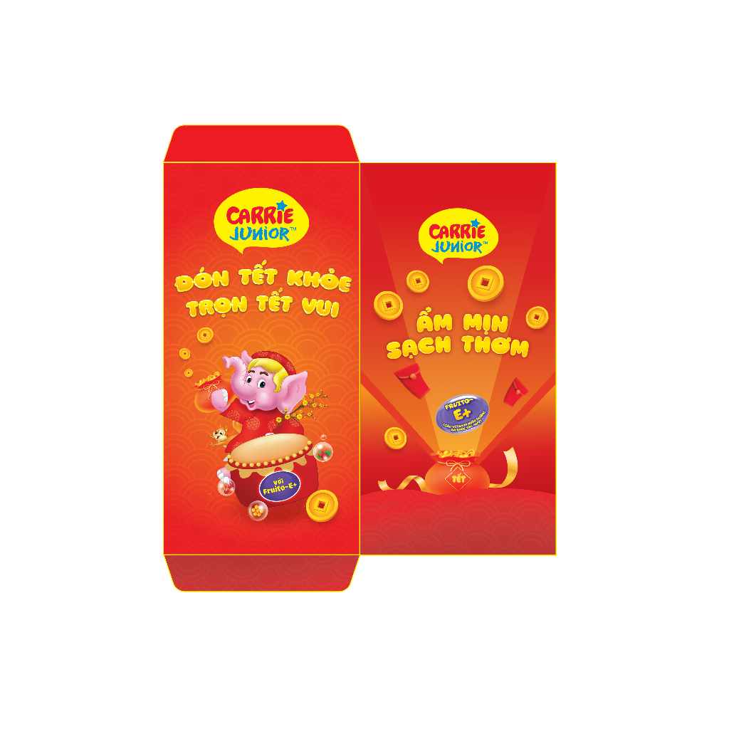 HB GIFT Xấp 5 bao lì xì Carrie Junior