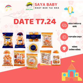 Bánh ngọt cuộn cắt miếng Marukin, bánh bông lan ngàn lớp nội địa Nhật Bản