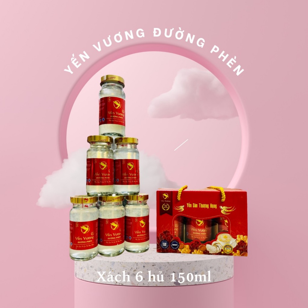 Xách Yến Vương 35% Sanni 39% Chưng đường phèn -kiêng - táo đỏ - đông t