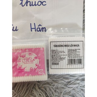 Tăm bông misu trẻ em cao cấp gói 100 que, lọ 200 que