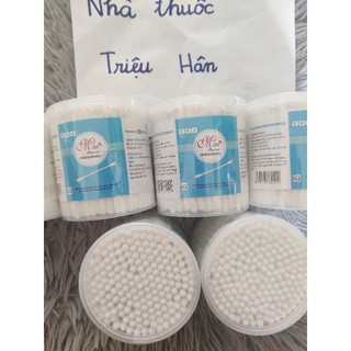 Tăm bông misu lõi nhựa hộp 200 que