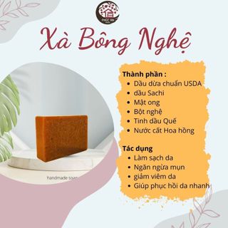 Xà bông nghệ_phúc an_105g_Làm sạch cơ thể_Mụn không còn là nỗi lo của bạn
