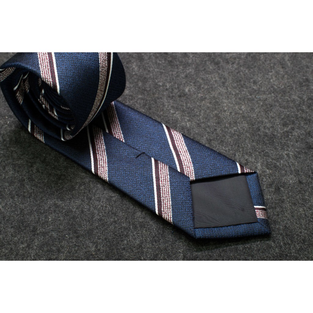 Cà Vạt Poly Silk 7cm - Blue Navy - MS 01
