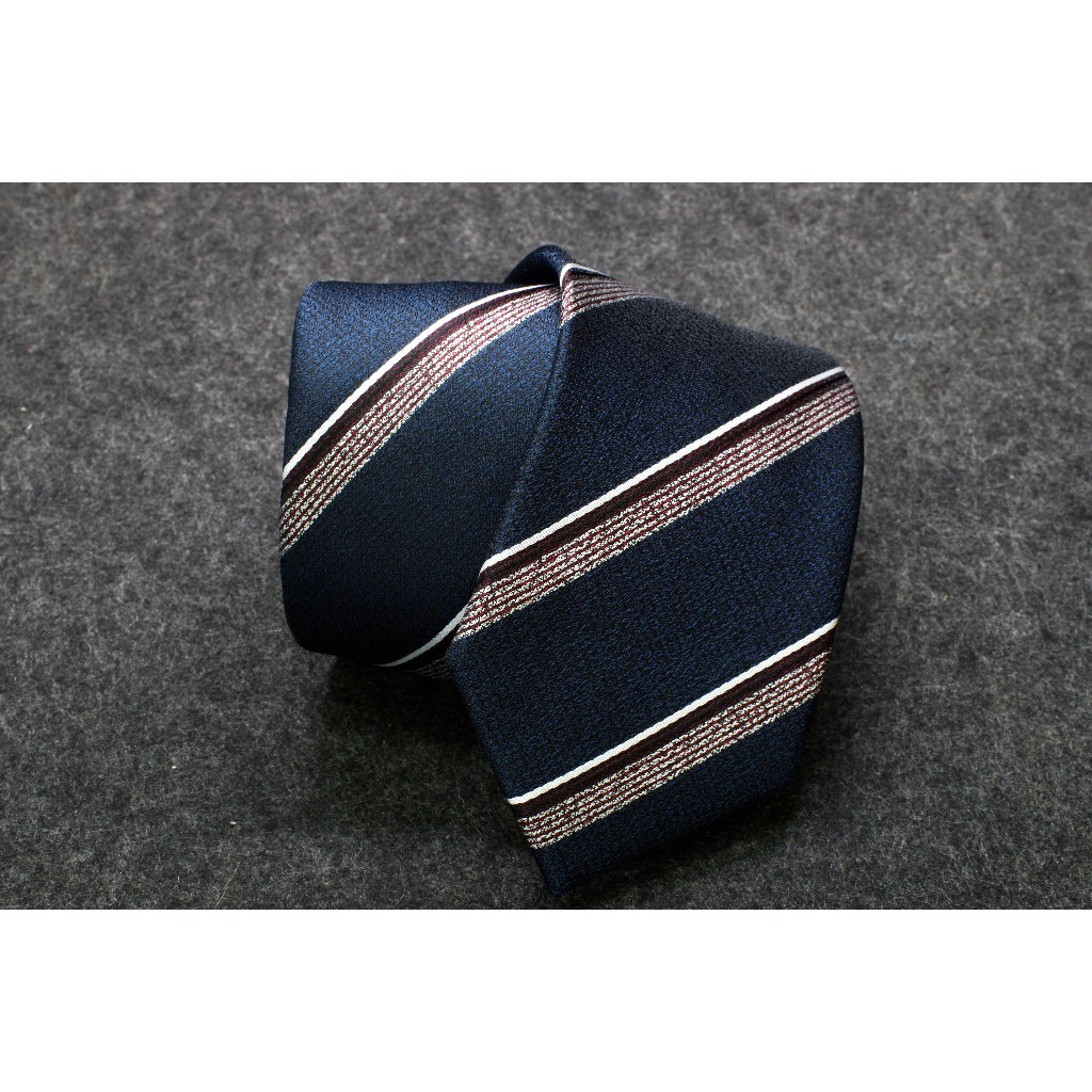 Cà Vạt Poly Silk 7cm - Blue Navy - MS 01
