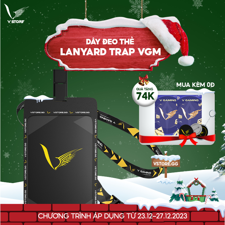 Dây đeo thẻ lanyard Dây strap V Gaming