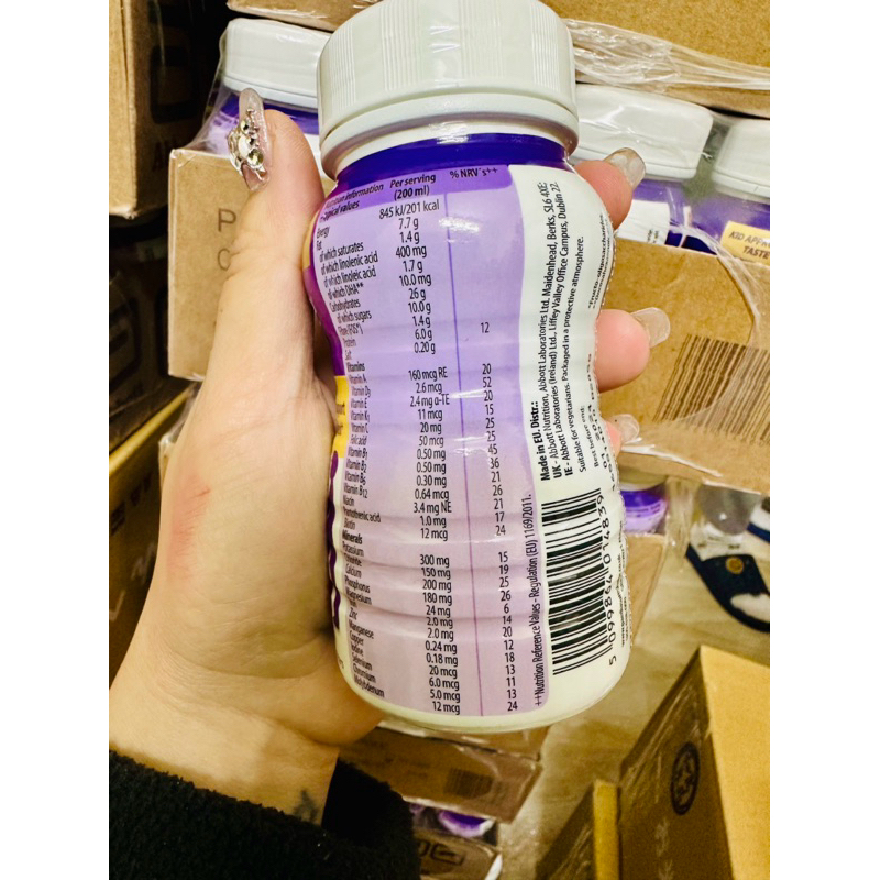 Combo 6 chai sữa nước Pediasure Anh quốc Uk 200ml